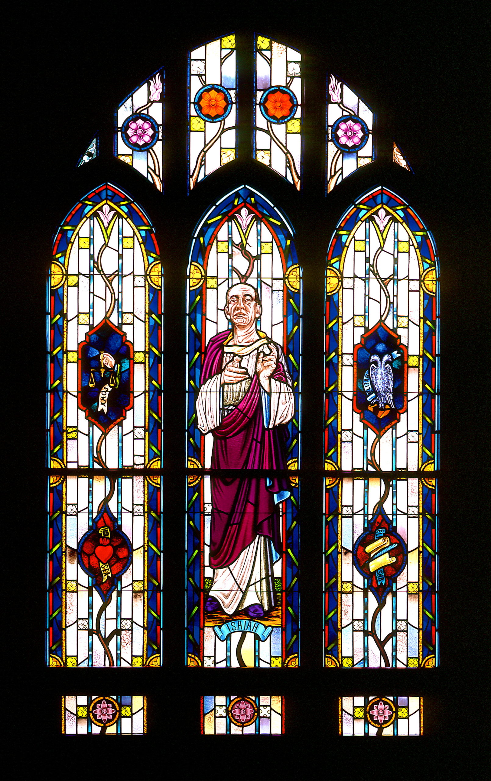 Isaiah Window – St. Luke's Lutheran Church